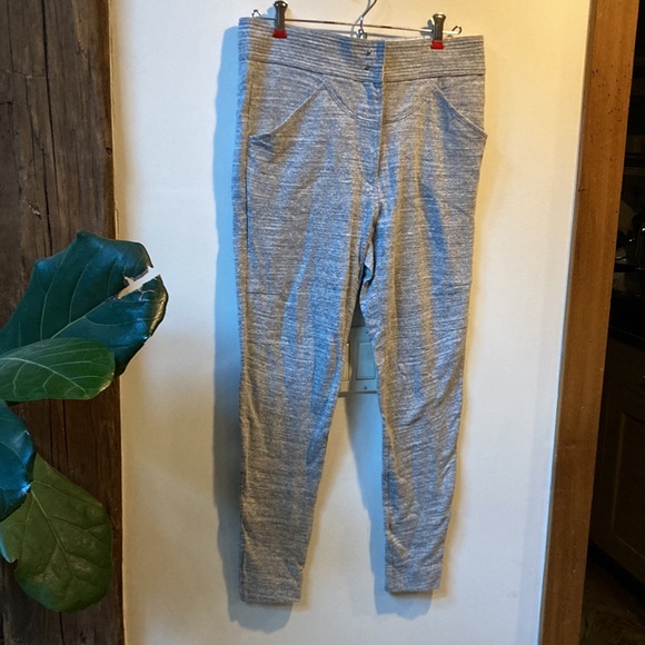 Isabel Marant heather grey jersey baseball style  pants leggings 38 - Picture 1 of 16